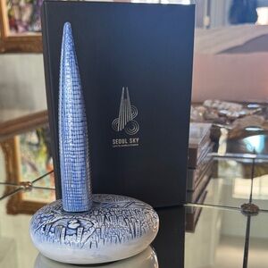 Seoul Sky Ceramic Tower Sculpture